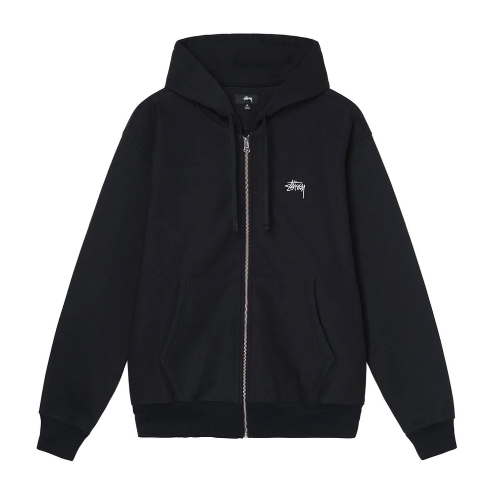 Stussy Stock Logo Zip Hoodie